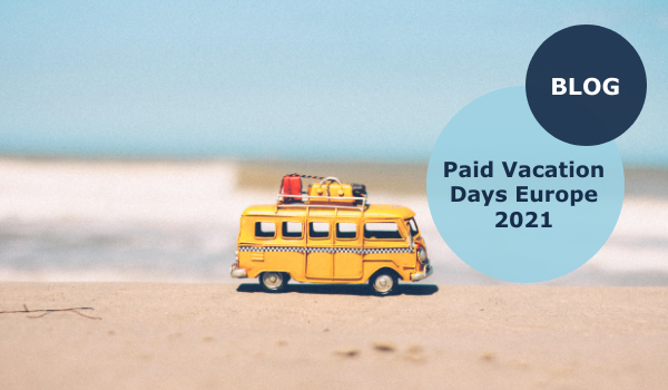 Paid vacation days in Europe 2021