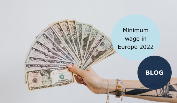 Minimum wage in Europe 2022